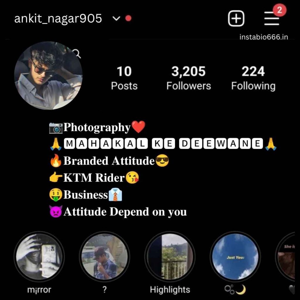 Hindu Bio For Instagram