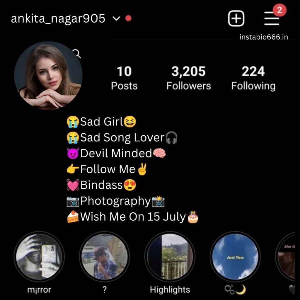 Sad Bio For Instagram